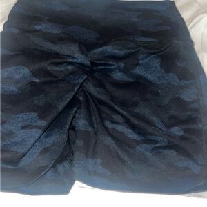 Blue Camouflage bombshell shorts